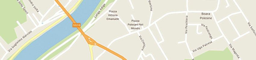 Mappa della impresa paviera giuseppe di paviera luciano a ROVIGO