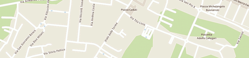 Mappa della impresa sattin mauro a ABANO TERME