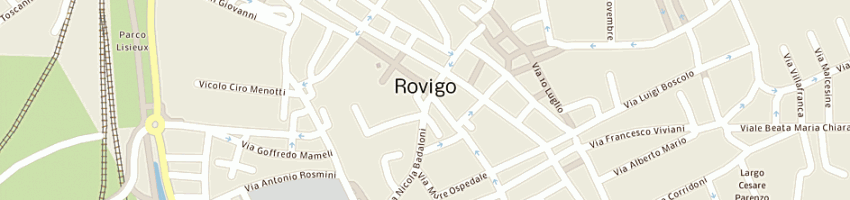 Mappa della impresa lorenzoni rodolfo a ROVIGO
