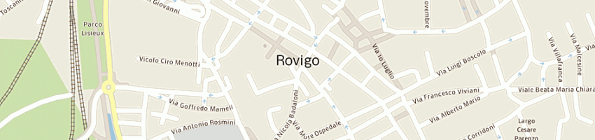 Mappa della impresa omozogie enoma lee a ROVIGO