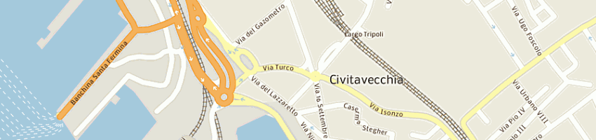 Mappa della impresa zedde snc di zedde antonio arnaldo e fratelli a CIVITAVECCHIA