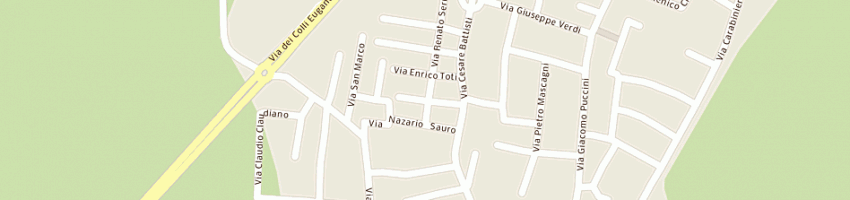 Mappa della impresa renzo stefano a ABANO TERME