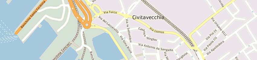 Mappa della impresa fean casa snc di feoli andreina e decina gabriele a CIVITAVECCHIA
