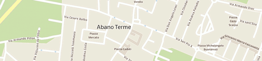 Mappa della impresa bellavere antonio a ABANO TERME