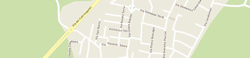 Mappa della impresa fratelli fenio di fenio gianni e fenio franco snc a ABANO TERME