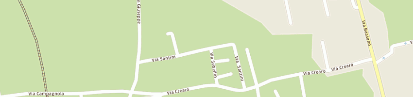 Mappa della impresa bulla e stragliotto a ROSSANO VENETO
