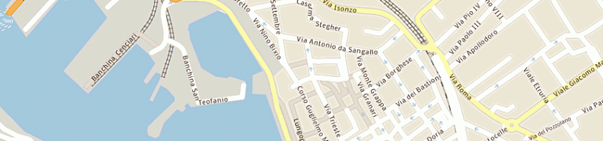 Mappa della impresa regione lazio a CIVITAVECCHIA