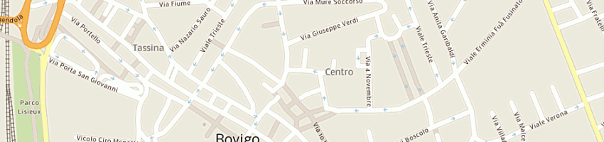 Mappa della impresa 2a associati srl a ROVIGO