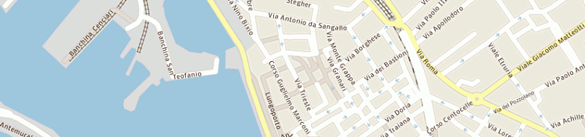 Mappa della impresa cinti roberto e denaro giacomo sodieta di fatto a CIVITAVECCHIA