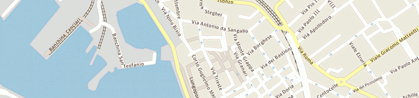 Mappa della impresa curella carlo e c snc a CIVITAVECCHIA