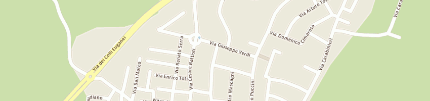 Mappa della impresa pegoraro ivano a ABANO TERME