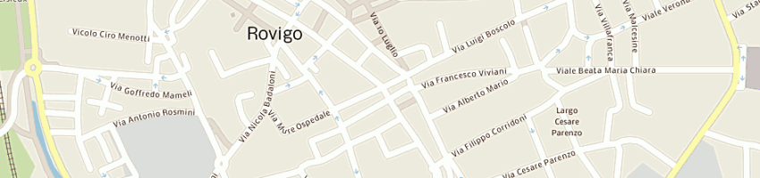 Mappa della impresa a d immobiliare di alessandro dicati a ROVIGO