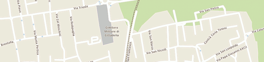 Mappa della impresa casonato rino a CITTADELLA