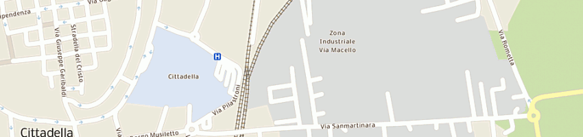Mappa della impresa eurotecne srl a CITTADELLA