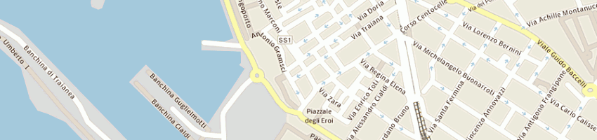 Mappa della impresa julienne di brunetti giulia e c sas a CIVITAVECCHIA