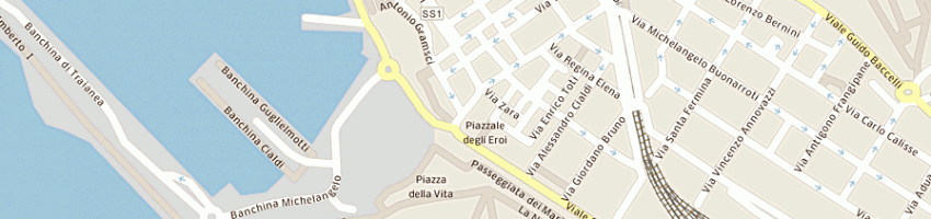 Mappa della impresa iacomed srl a CIVITAVECCHIA