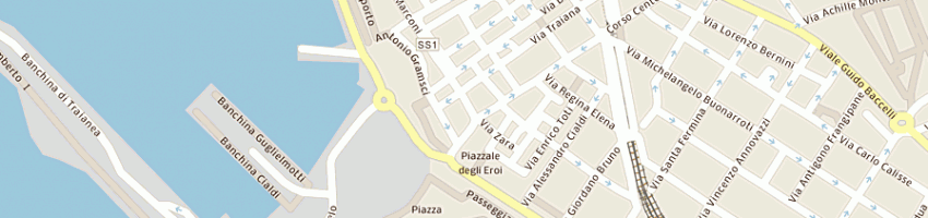 Mappa della impresa vergati enrico a CIVITAVECCHIA
