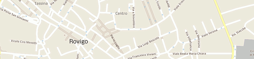 Mappa della impresa blc sas di baldo laura e c a ROVIGO