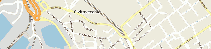 Mappa della impresa sartorelli serramenti di sartorelli enrico a CIVITAVECCHIA
