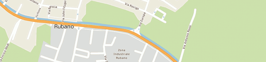 Mappa della impresa forniture idrotermo sanitarie bettin e c (sas) a RUBANO