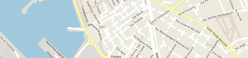 Mappa della impresa costantini franca a CIVITAVECCHIA