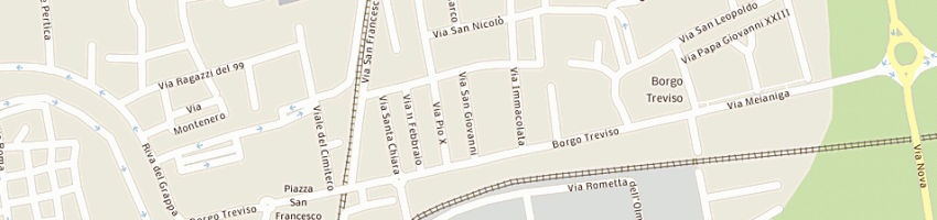 Mappa della impresa tommasin snc a CITTADELLA
