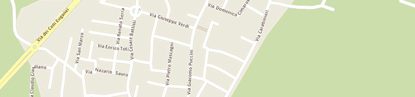 Mappa della impresa cisa spa a ABANO TERME