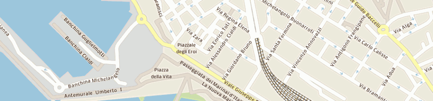 Mappa della impresa studio messia a CIVITAVECCHIA