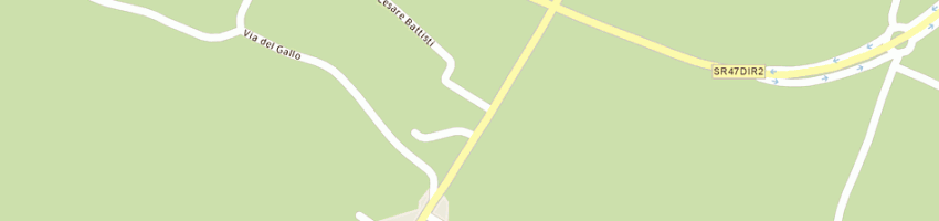 Mappa della impresa centro maschere e strutture gestuali a ABANO TERME