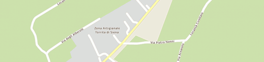 Mappa della impresa falegnameria arte legnosnc a TORRITA DI SIENA