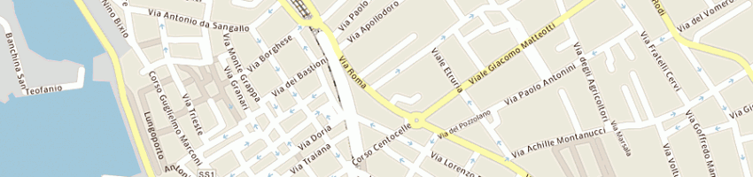 Mappa della impresa studio ariete primo srl a CIVITAVECCHIA