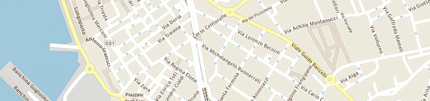 Mappa della impresa centro diagnostico buonarroti a CIVITAVECCHIA
