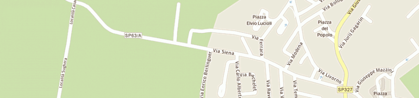 Mappa della impresa stazione di servizio esso a SINALUNGA