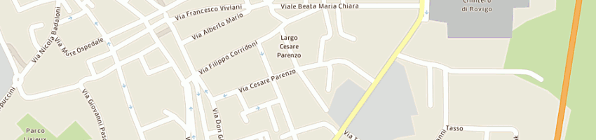 Mappa della impresa tekint srl a ROVIGO