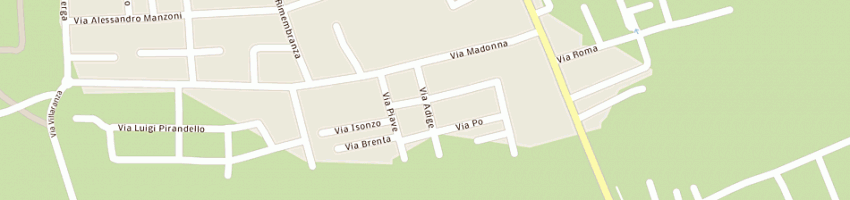Mappa della impresa toniolo paolo antonio a VILLAFRANCA PADOVANA