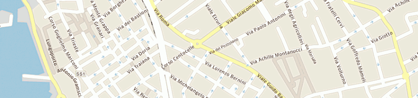 Mappa della impresa ced centro elaborazione dati di urbani luciano e c sas a CIVITAVECCHIA
