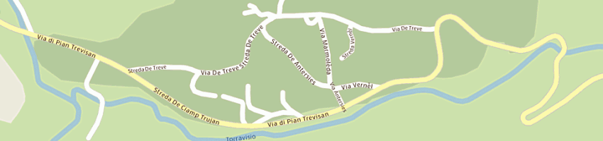 Mappa della impresa dolomites inn a CANAZEI