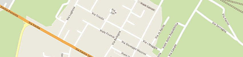 Mappa della impresa centolani giulio a CASTEL BOLOGNESE