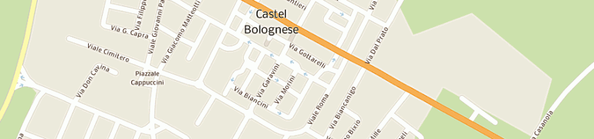 Mappa della impresa celotti riccardo a CASTEL BOLOGNESE