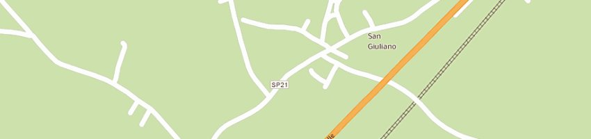 Mappa della impresa evoluzione tende snc a AREZZO