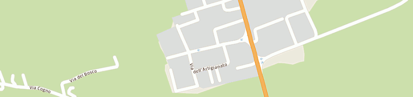 Mappa della impresa euroalimenti srl a SAN GIORGIO IN BOSCO