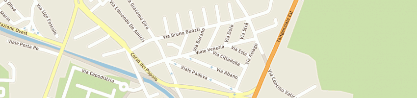 Mappa della impresa edizioni mb srl a ROVIGO
