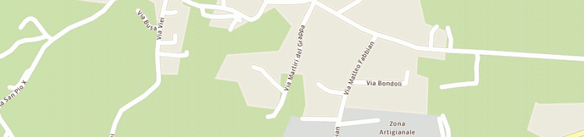 Mappa della impresa municipio a BORSO DEL GRAPPA