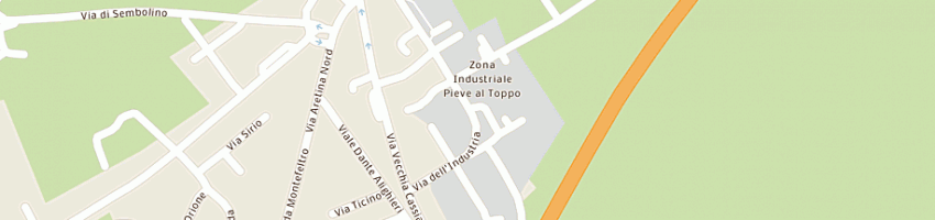 Mappa della impresa pali franki srl a AREZZO