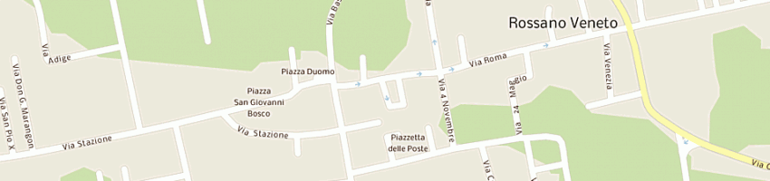Mappa della impresa cartolibreria europa 2 di guarise e ferronato (snc) a ROSSANO VENETO