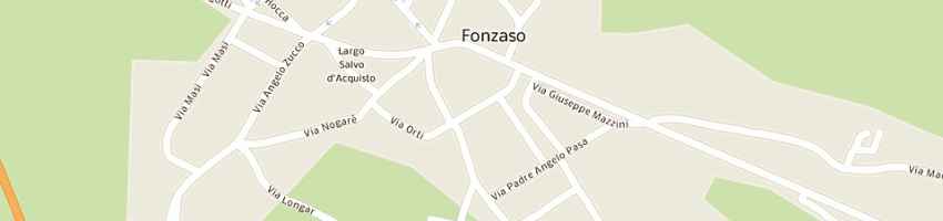 Mappa della impresa comune di fonzaso a FONZASO