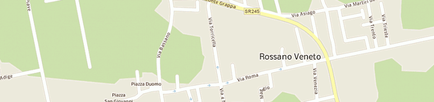 Mappa della impresa obiettivo salute srl a ROSSANO VENETO
