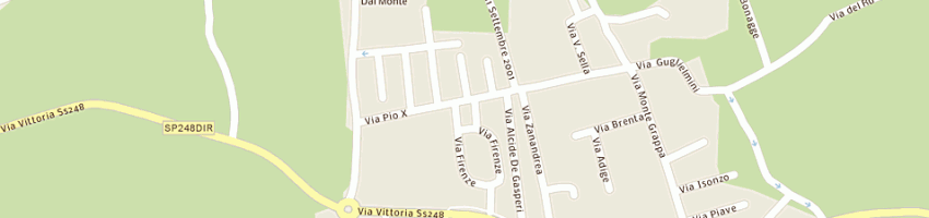 Mappa della impresa officine abaldini (srl) a MUSSOLENTE