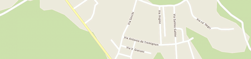 Mappa della impresa la caneva della valsugana sas di nalon luigi e c a PIAZZOLA SUL BRENTA