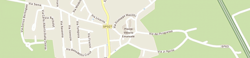 Mappa della impresa carabinieri a SINALUNGA